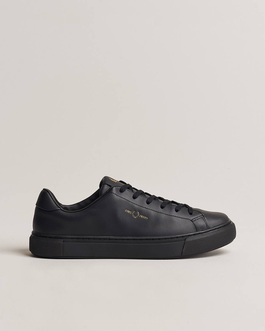Heren | Fred Perry B71 Leather Sneaker Black | Fred Perry | B71 Leather Sneaker Black