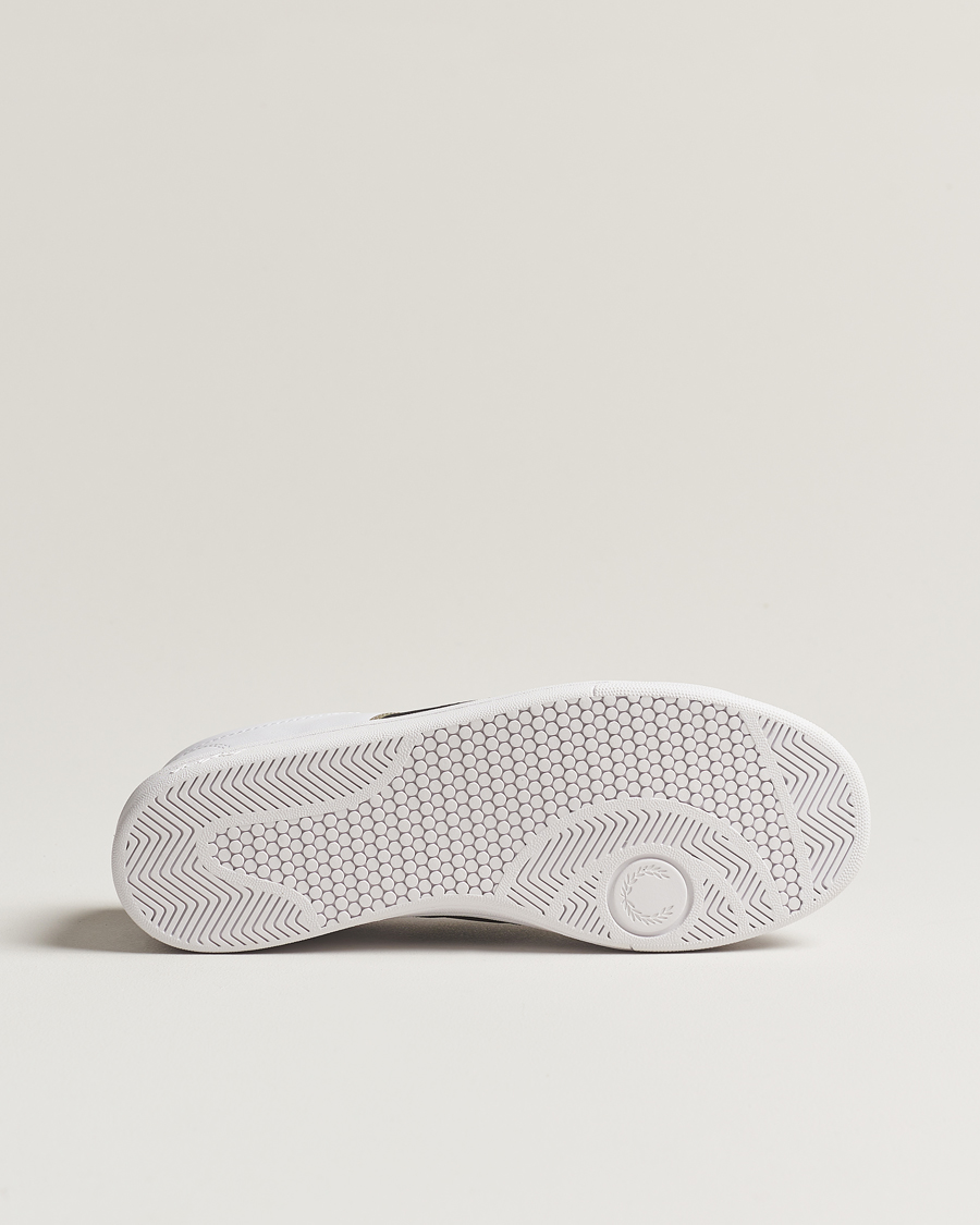 Heren | Fred Perry B721 Leather Sneaker White/Warm Grey | Fred Perry | B721 Leather Sneaker White/Warm Grey