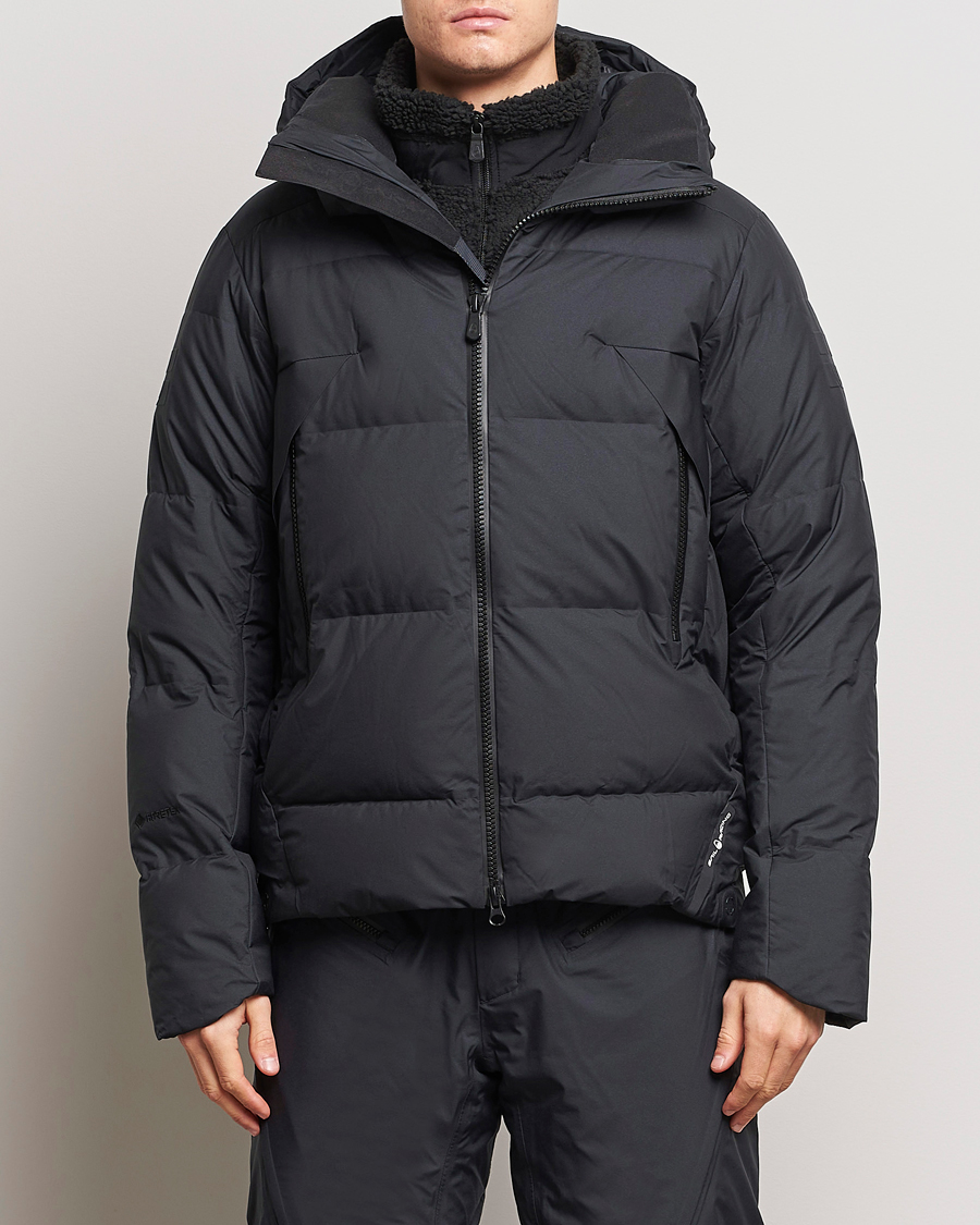 Heren | Jassen | Sail Racing | Black Ice Gore-Tex Hooded Down Jacket Carbon