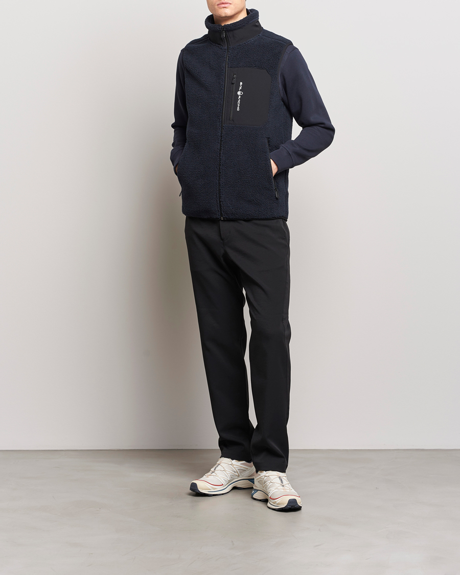 Heren | Gilets | Sail Racing | Bowman Pile Zip Vest Dark Navy