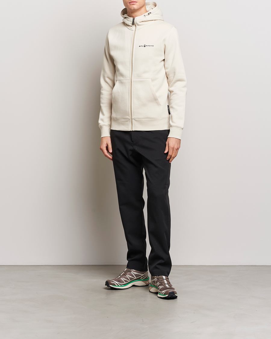 Heren | Truien | Sail Racing | Bowman Full Zip Hoodie Ivory