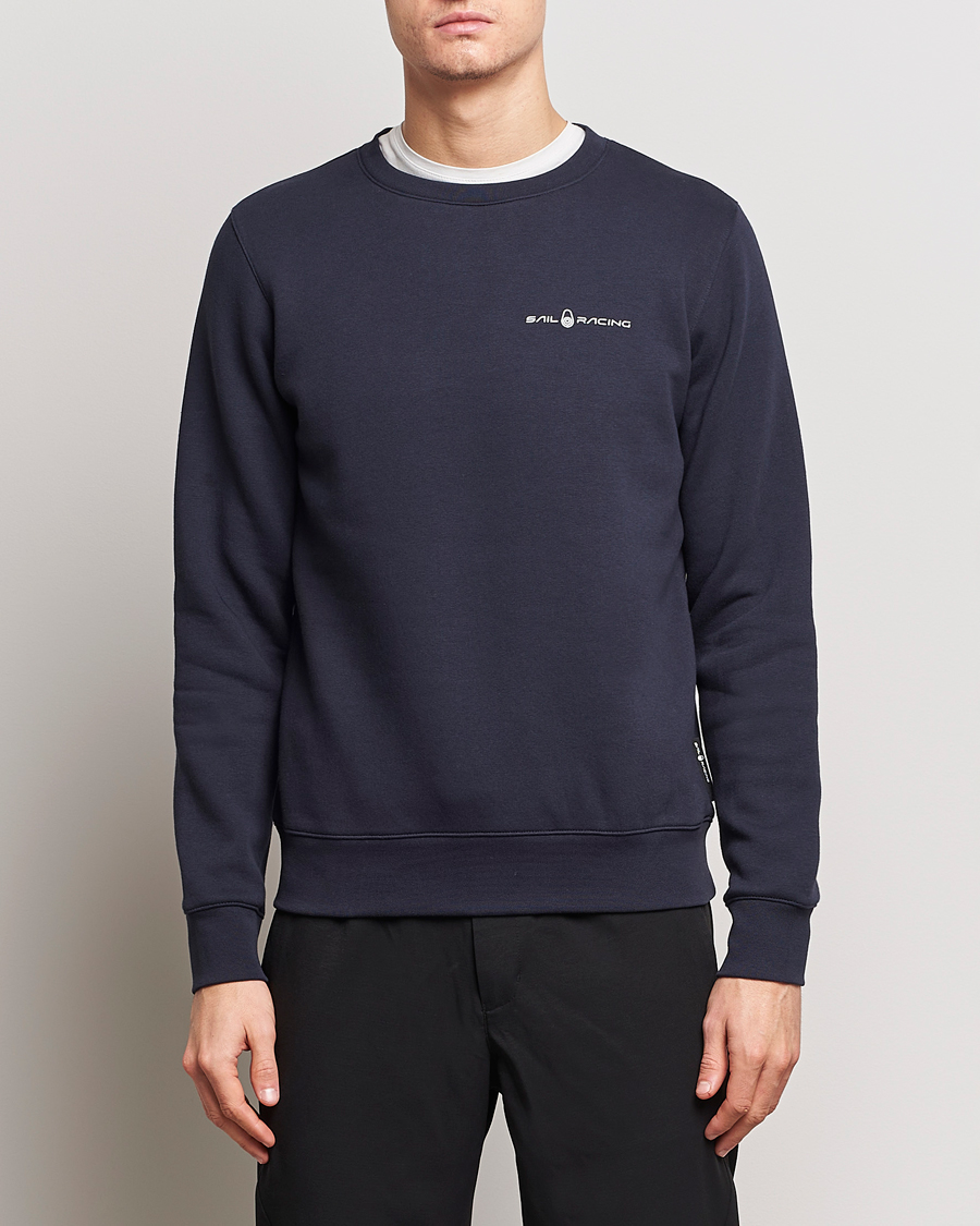 Heren | Truien | Sail Racing | Bowman Crew Neck Sweatshirt Dark Navy