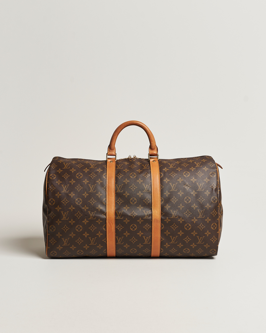 Heren | Louis Vuitton Pre-Owned Keepall 50 Bag Monogram | Louis Vuitton Pre-Owned | Keepall 50 Bag Monogram