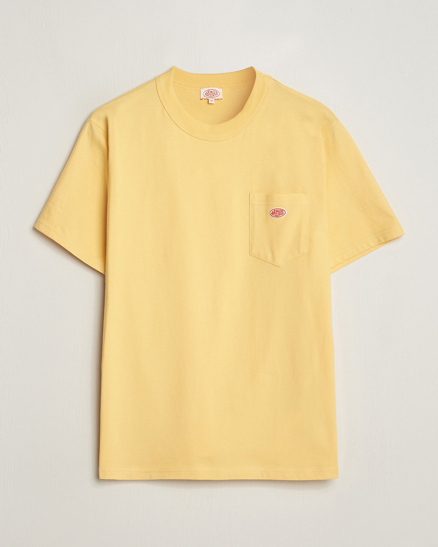 Heren | T-shirts | Armor-lux | Callac Pocket T-Shirt Yellow