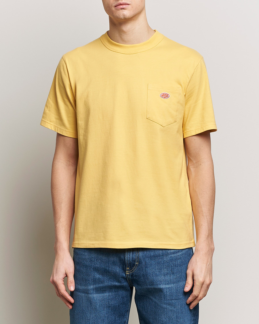 Heren | T-shirts | Armor-lux | Callac Pocket T-Shirt Yellow