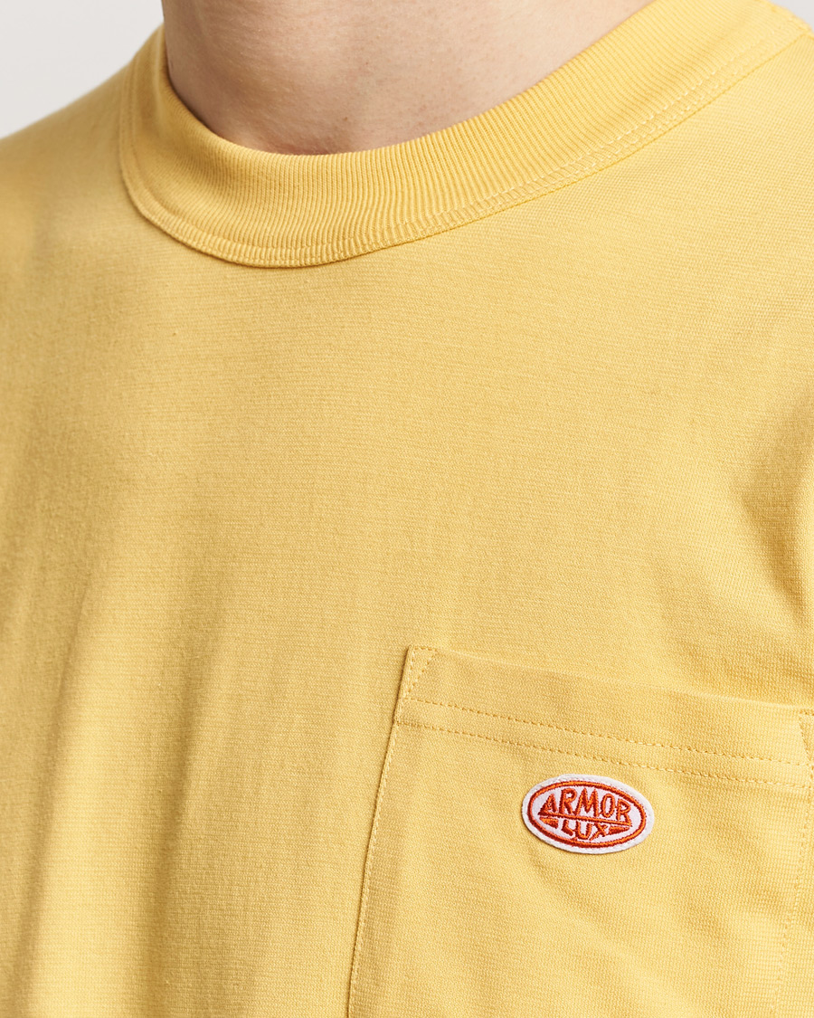 Heren | T-shirts | Armor-lux | Callac Pocket T-Shirt Yellow