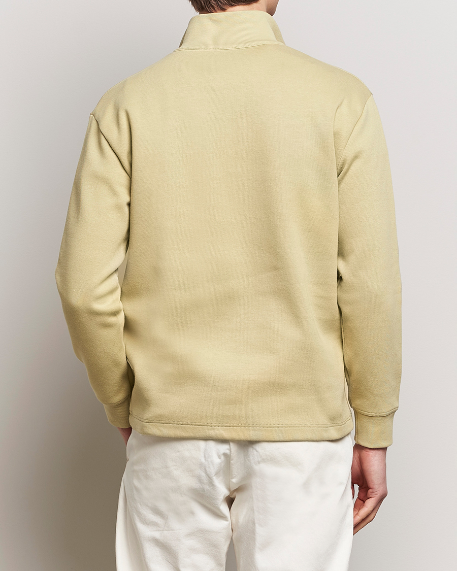 Heren | Truien | Armor-lux | Camionneur Cotton Half Zip Sweater Pale Olive