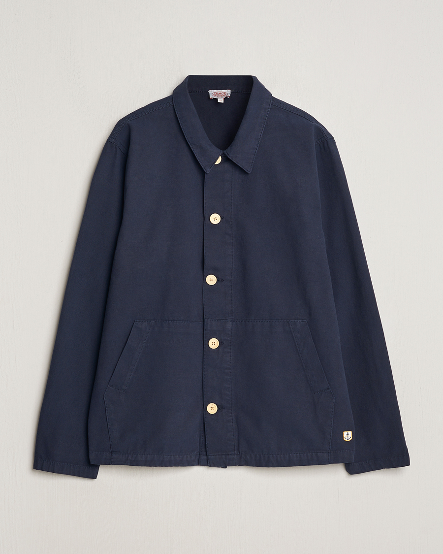 Heren | Overhemden | Armor-lux | Veste Pecheur Heritage Overshirt Deep Marine
