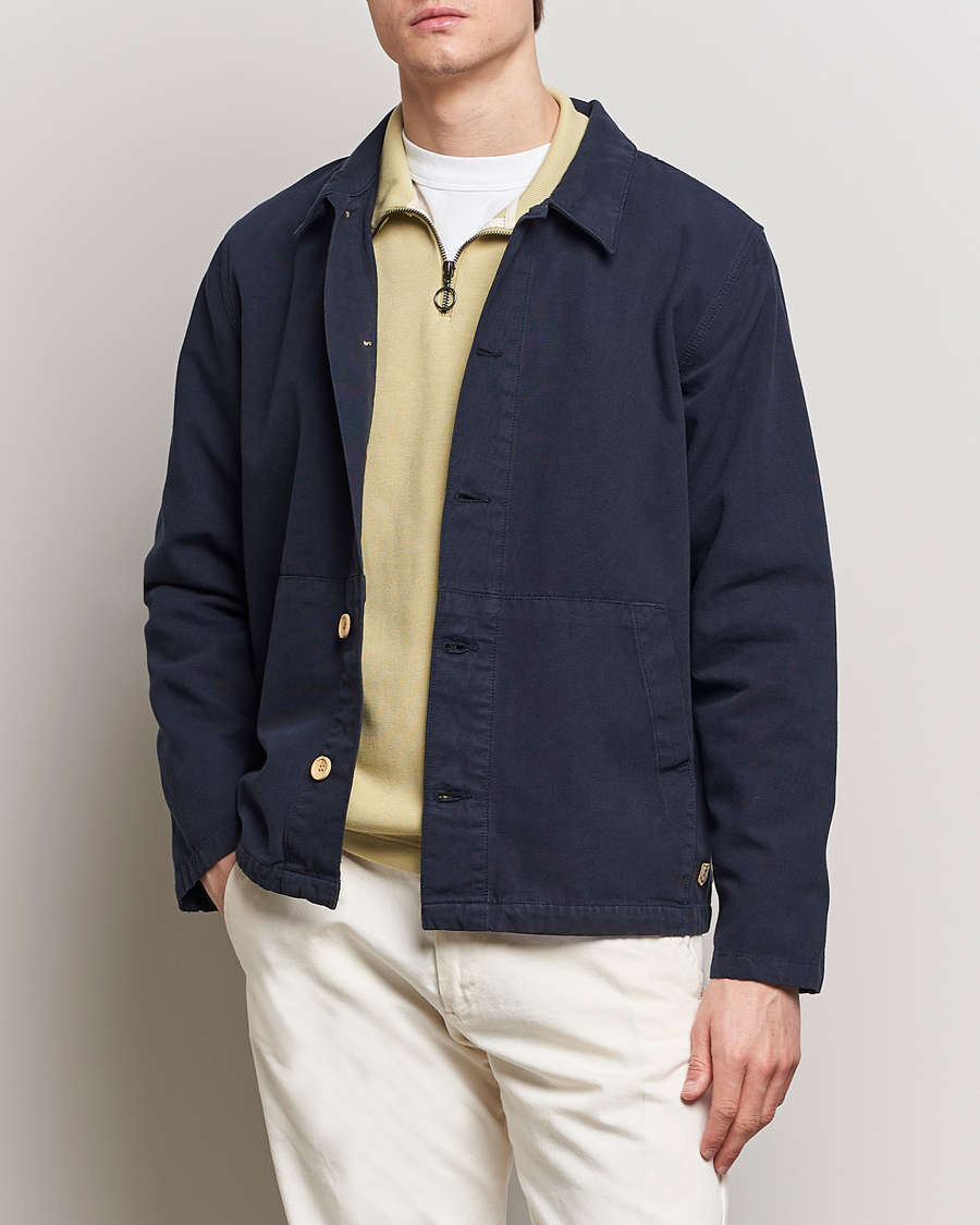Heren | Overhemden | Armor-lux | Veste Pecheur Heritage Overshirt Deep Marine
