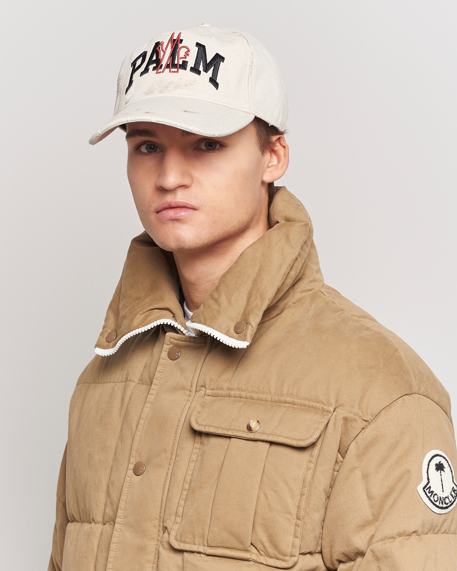 Heren |  | Moncler Genius | Lettering Baseball Cap Off White