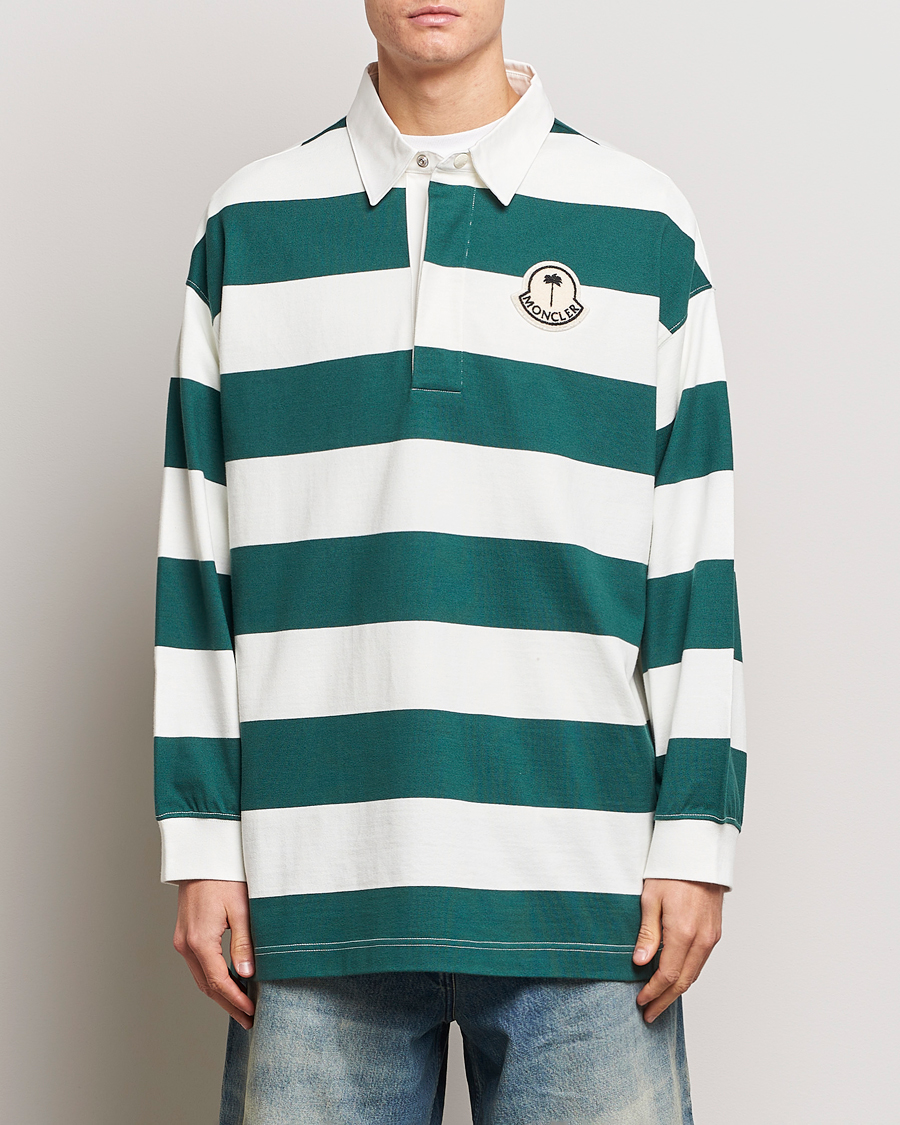 Heren | Truien | Moncler Genius | Long Sleeve Rugby White/Green