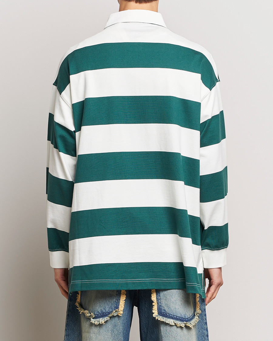 Heren | Rugbyshirts | Moncler Genius | Long Sleeve Rugby White/Green