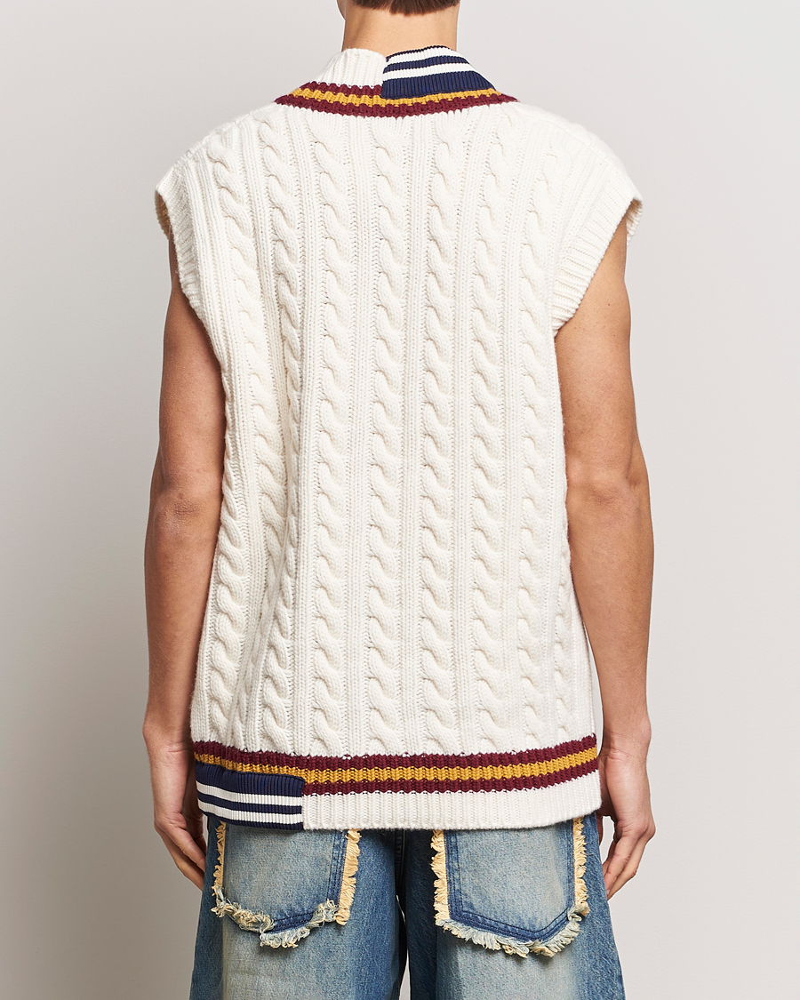 Heren | Sale -60% | Moncler Genius | Patchwork Crickett Vest Off White