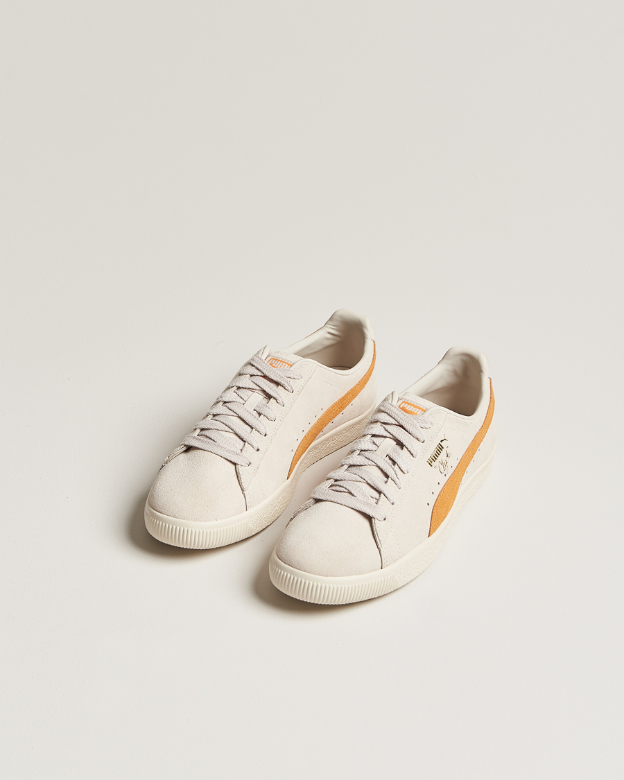 Men | White Sneakers | Puma | Clyde OG Suede Sneaker Frosted Ivory
