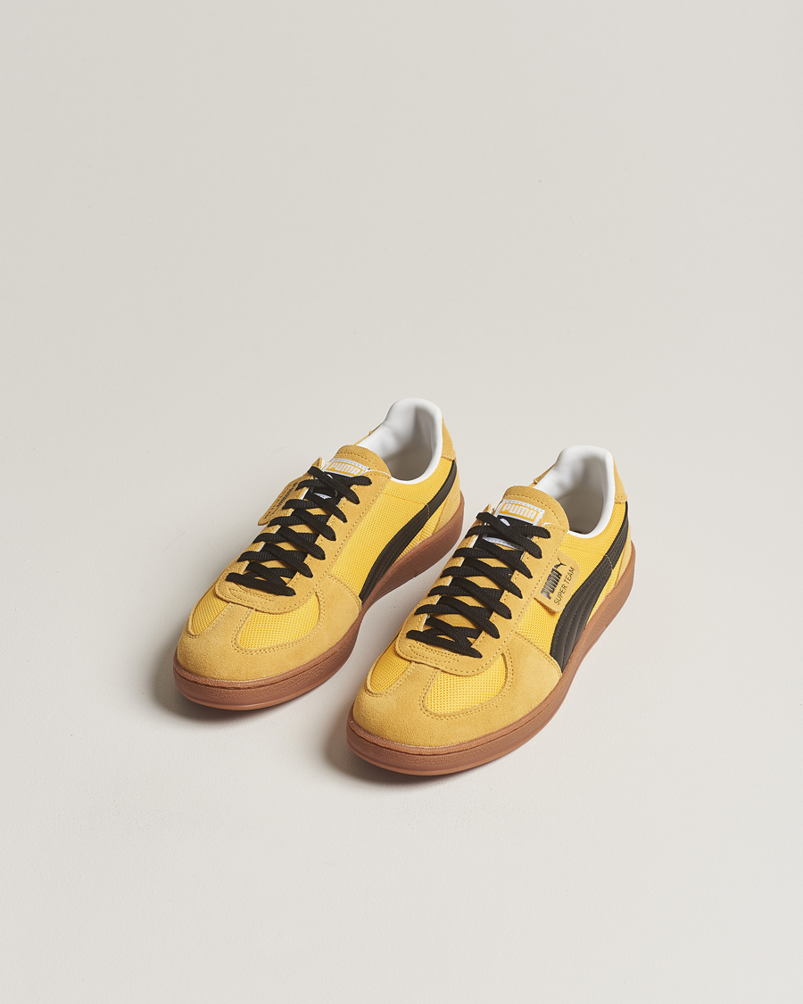 Heren | Puma Super Team OG Sneaker Yellow Zissle/Black | Puma | Super Team OG Sneaker Yellow Zissle/Black