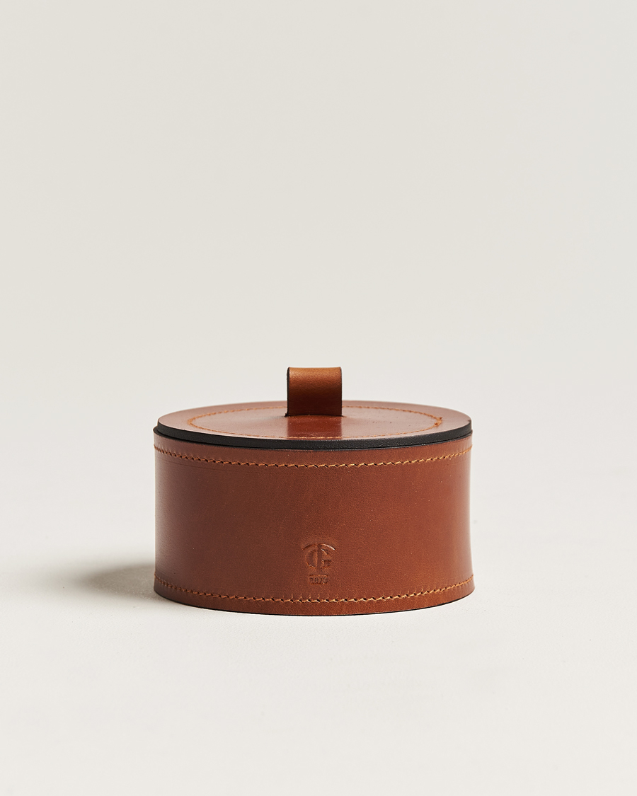 Heren | Thuis | Tärnsjö Garveri | Small Leather Box 002 Light Brown