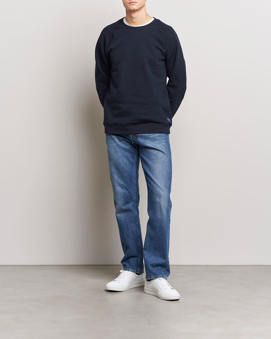 Heren | Truien | Paul Smith | Artist Rib Crew Neck Sweatshirt Navy