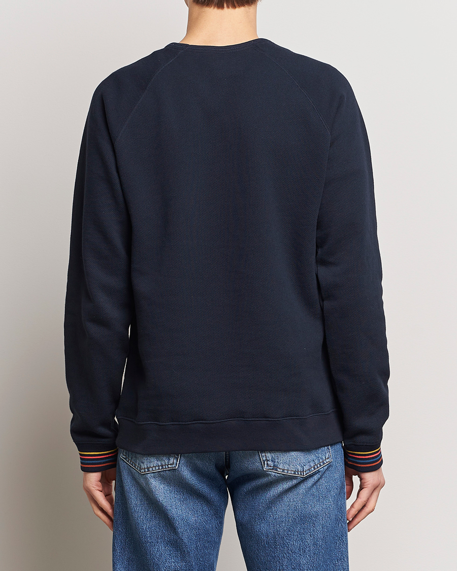 Heren | Truien | Paul Smith | Artist Rib Crew Neck Sweatshirt Navy