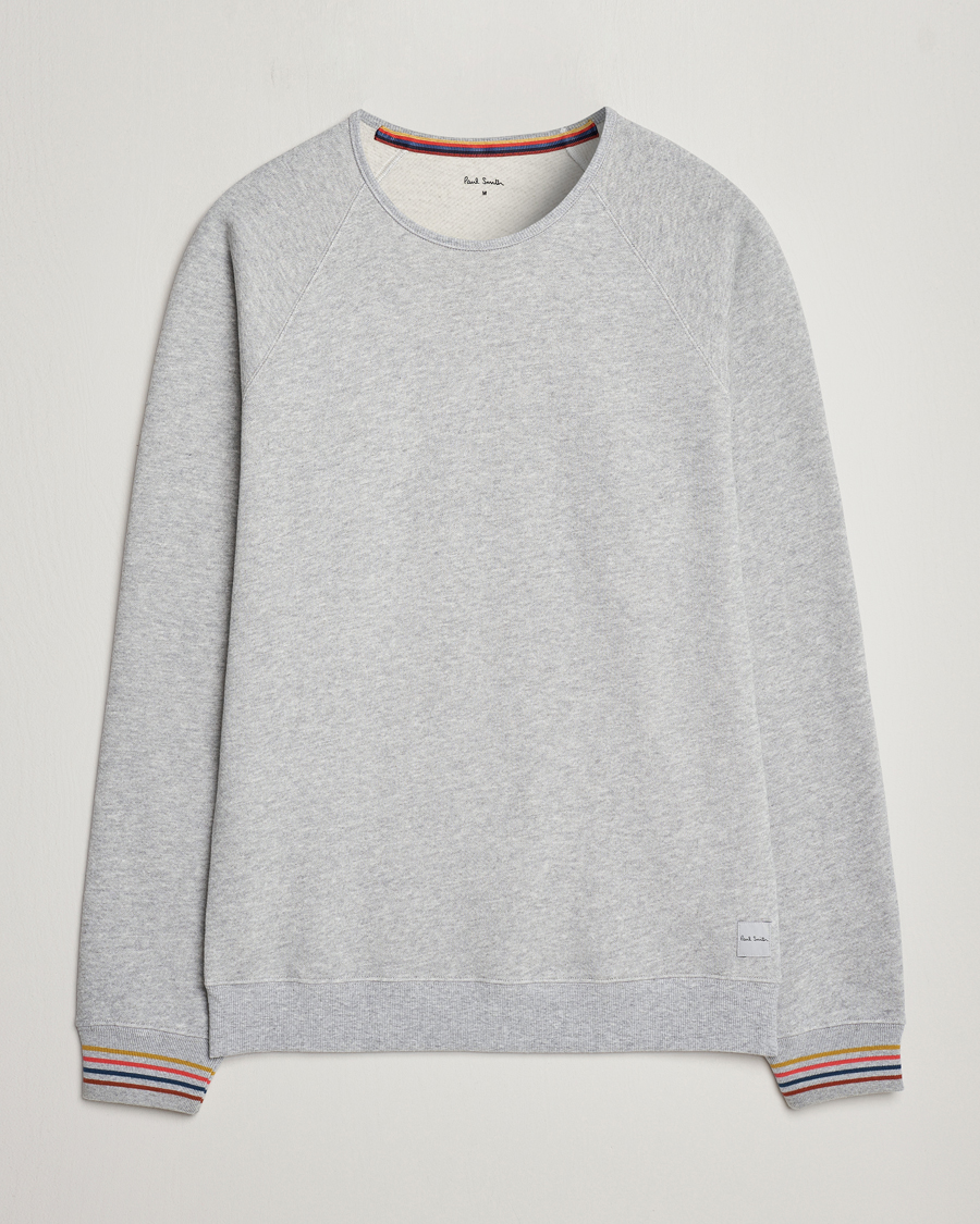 Heren | Truien | Paul Smith | Artist Rib Crew Neck Sweatshirt Grey Melange