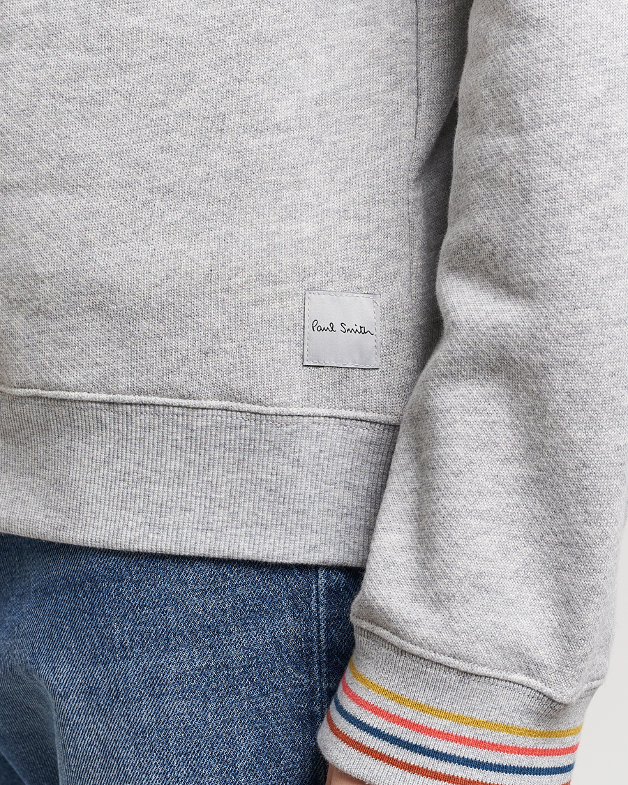 Heren | Truien | Paul Smith | Artist Rib Crew Neck Sweatshirt Grey Melange
