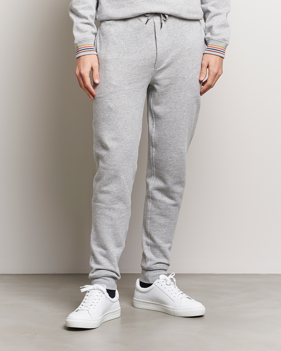 Herr | Best of British | Paul Smith | Artist Rib Sweatpants Grey Melange