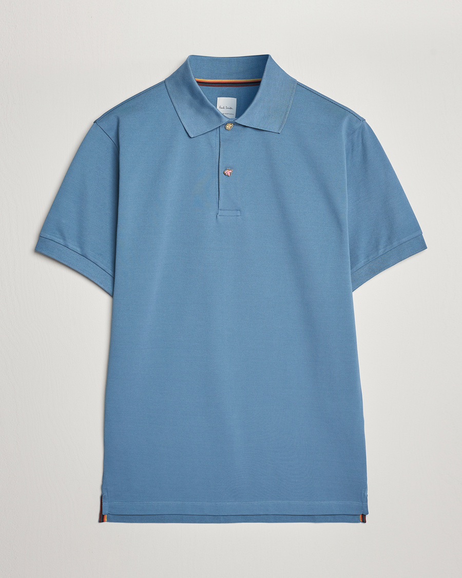 Heren | Polo's | Paul Smith | Charm Button Polo Light Blue