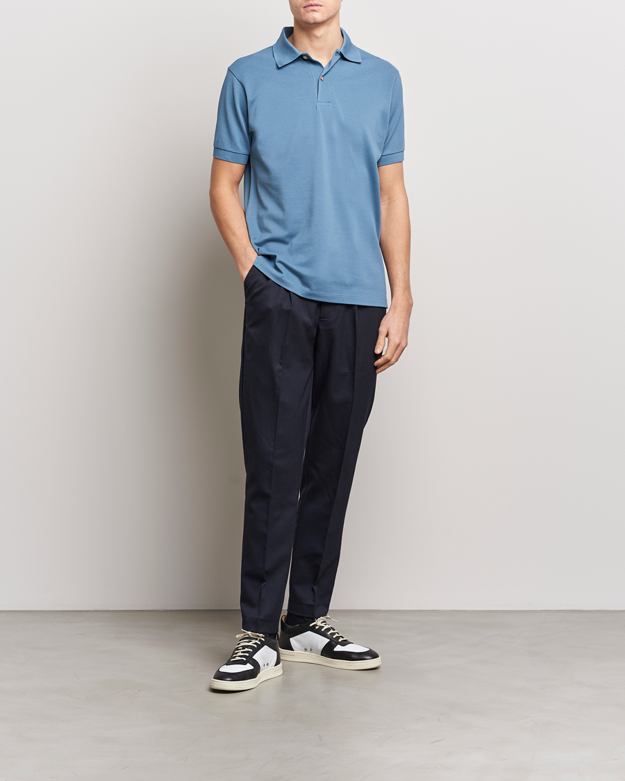 Heren | Polo's | Paul Smith | Charm Button Polo Light Blue