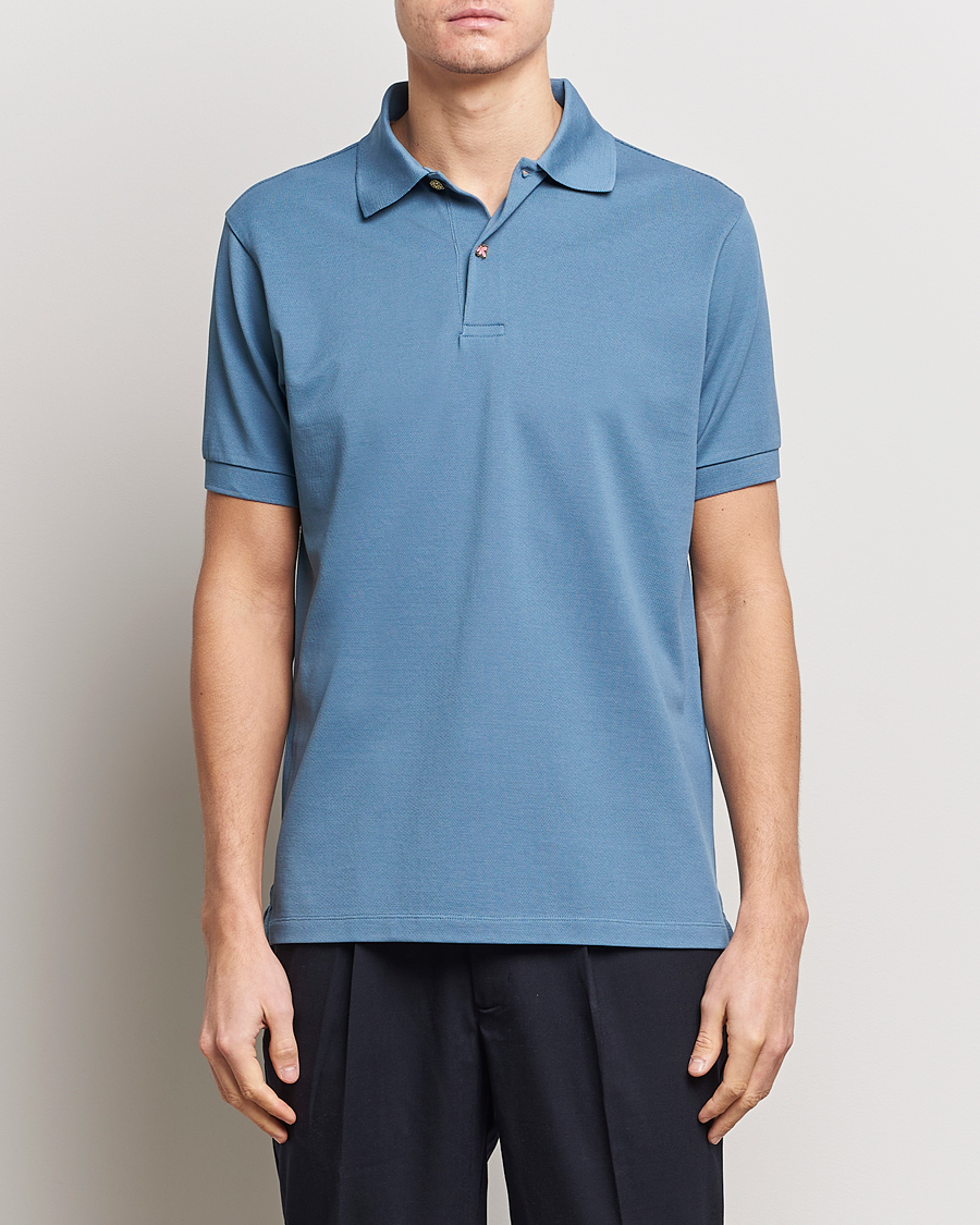 Heren | Polo's | Paul Smith | Charm Button Polo Light Blue