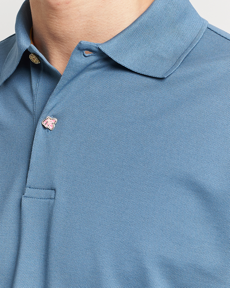 Heren | Polo's | Paul Smith | Charm Button Polo Light Blue