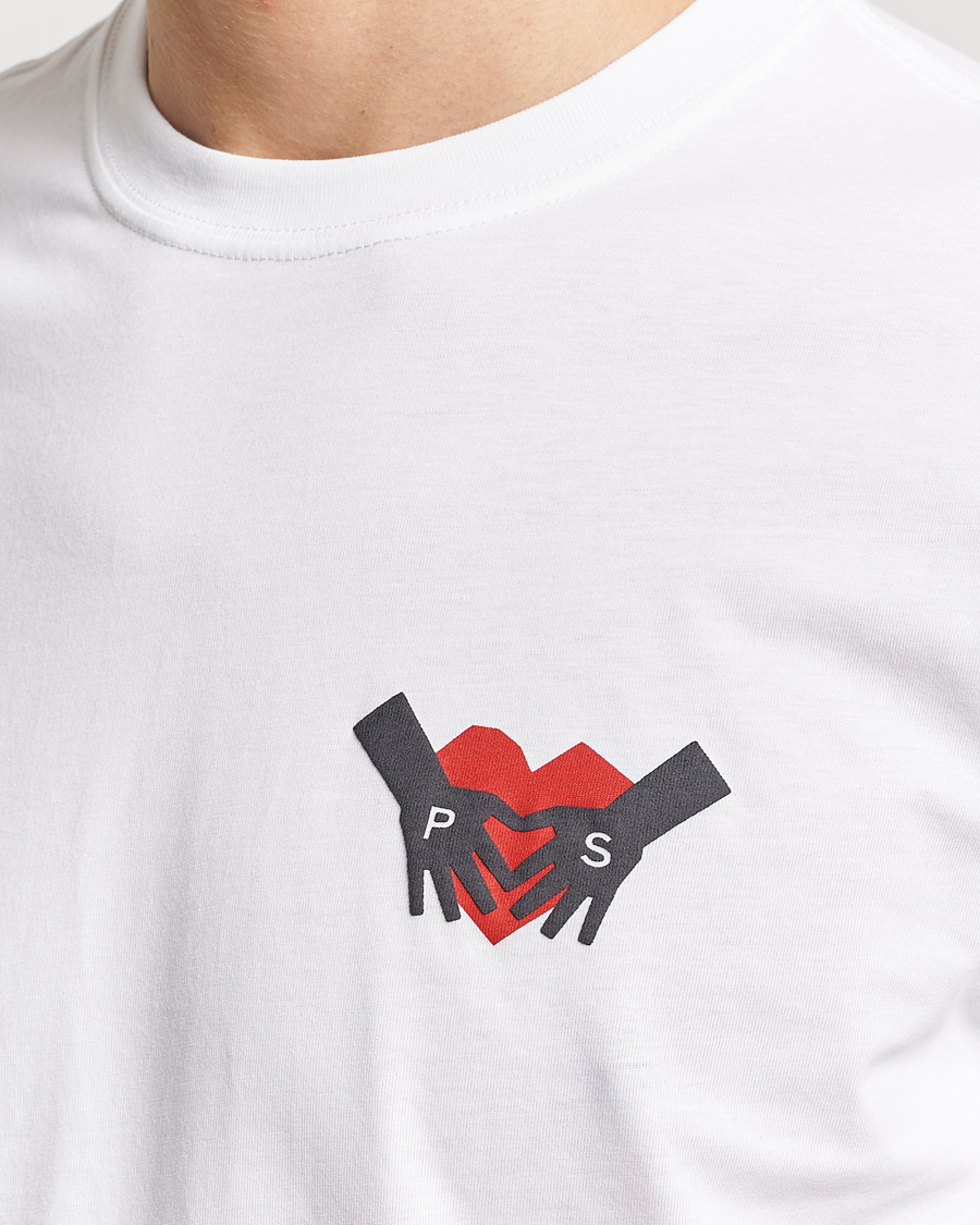 Heren | T-shirts | PS Paul Smith | PS Heart Crew Neck T-Shirt White