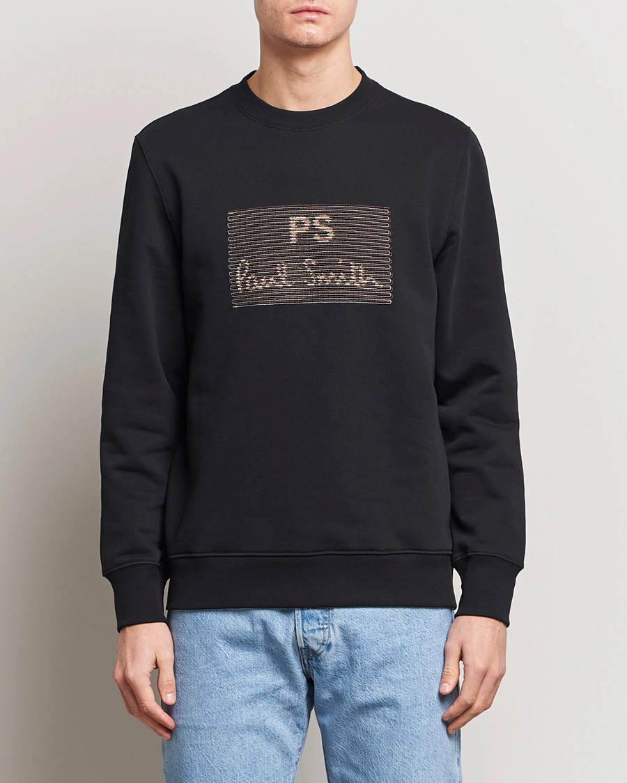 Heren |  | PS Paul Smith | PS Crew Neck Sweatshirt Black