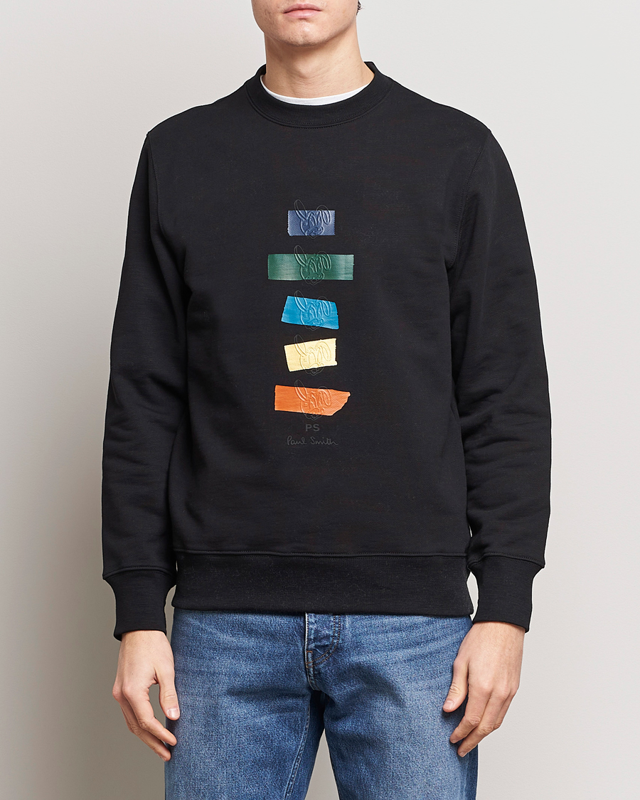 Heren | PS Paul Smith | PS Paul Smith | Rabbits Crew Neck Sweatshirt Black