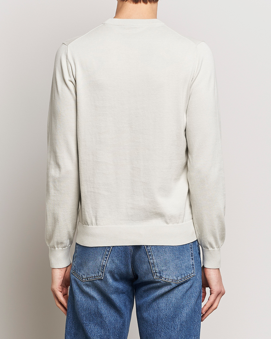 Heren | Truien | PS Paul Smith | Zebra Cotton Knitted Sweater Washed Grey