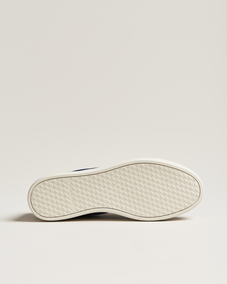 Heren | PS Paul Smith Lee Cap Toe Suede Sneaker Navy | PS Paul Smith | Lee Cap Toe Suede Sneaker Navy