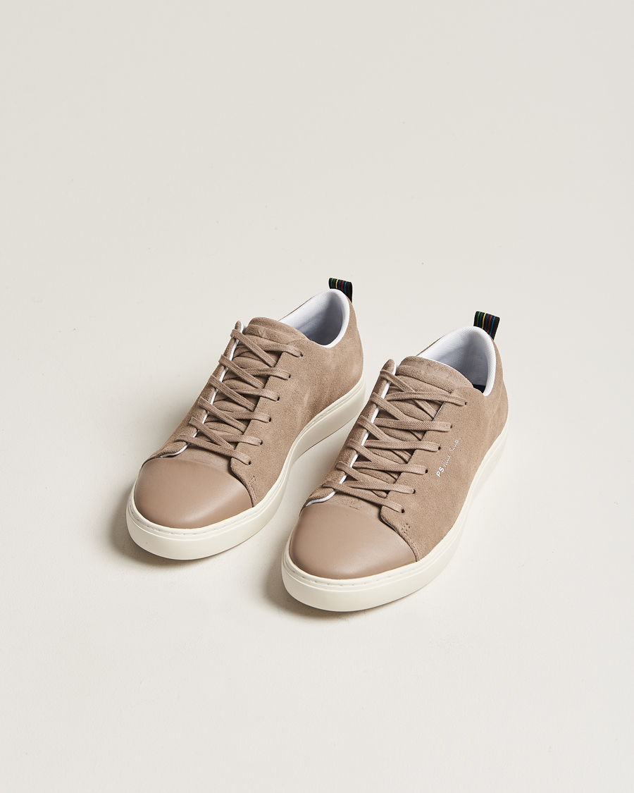 Heren | Lage sneakers | PS Paul Smith | Lee Cap Toe Suede Sneaker Taupe