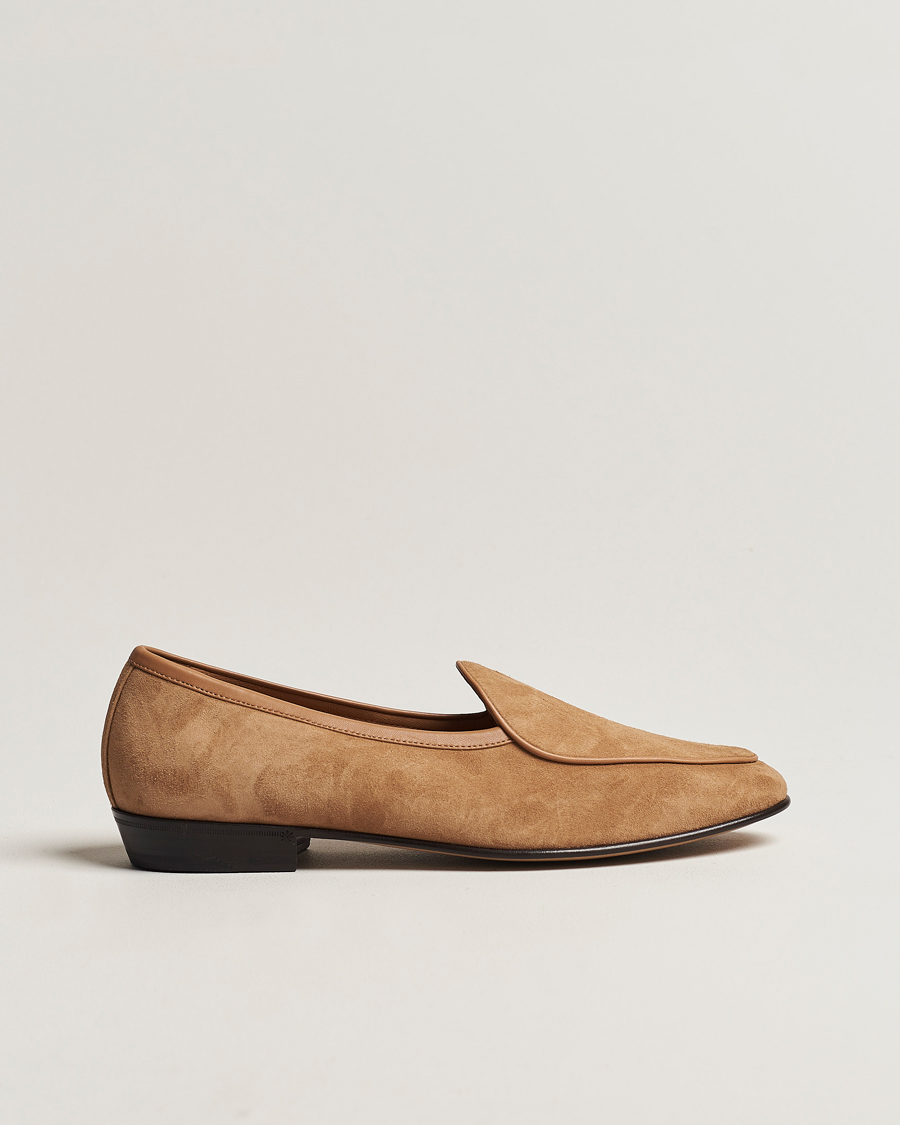 Heren | Baudoin & Lange Sagan Classic Loafers Sahara Suede | Baudoin & Lange | Sagan Classic Loafers Sahara Suede