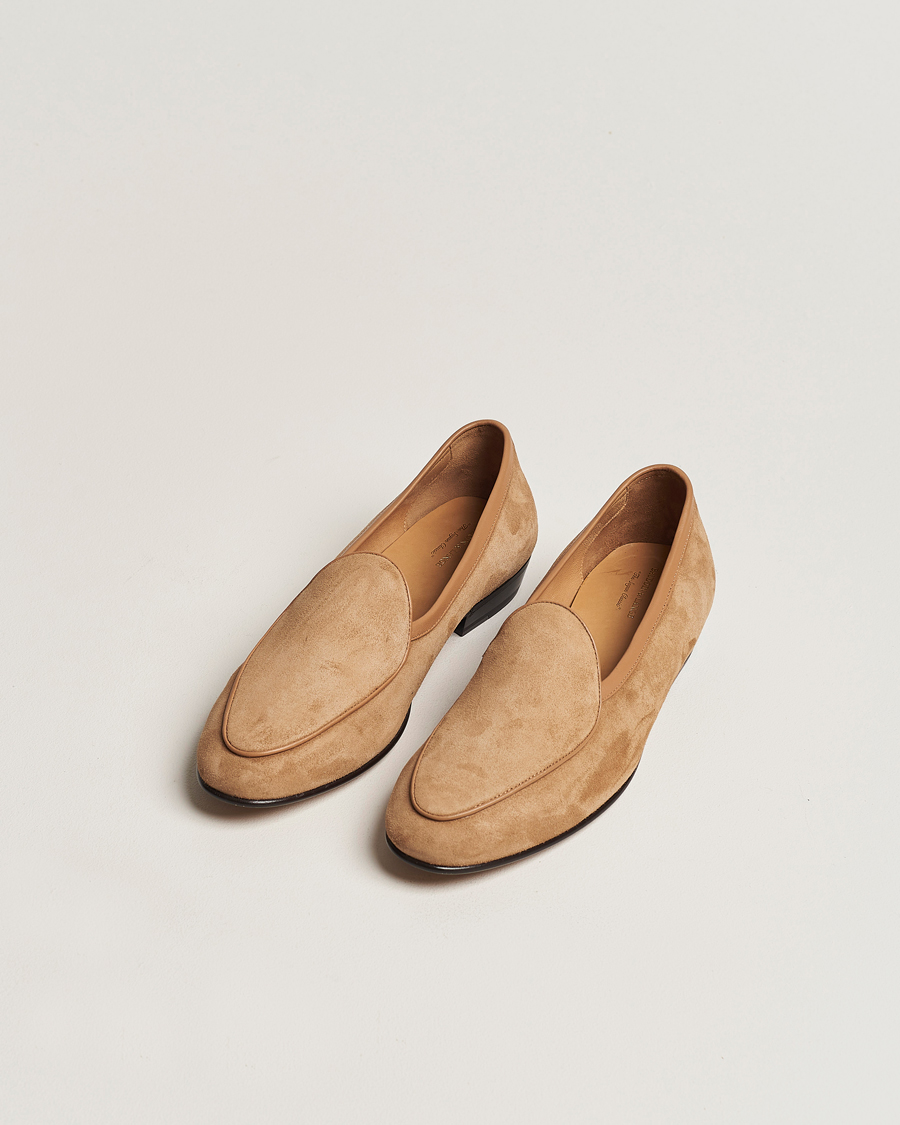 Heren | Baudoin & Lange Sagan Classic Loafers Sahara Suede | Baudoin & Lange | Sagan Classic Loafers Sahara Suede