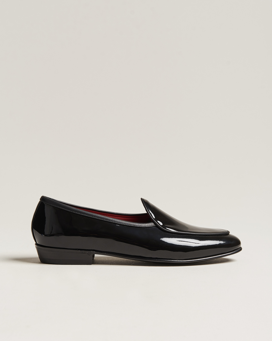 Heren | Baudoin & Lange Sagan Patent Loafers Black Calf | Baudoin & Lange | Sagan Patent Loafers Black Calf