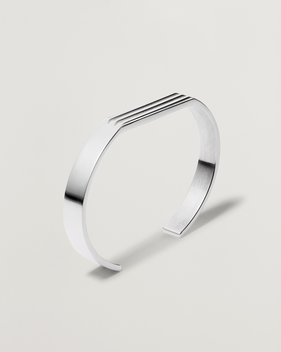 Heren | LE GRAMME Godron Bracelet Sterling Silver 21g | LE GRAMME | Godron Bracelet Sterling Silver 21g