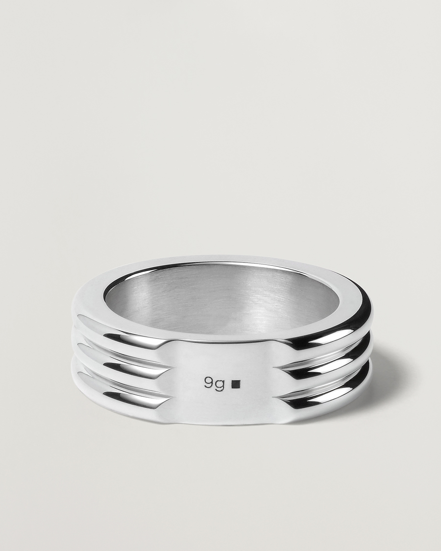 Heren | LE GRAMME Godron Ring Sterling Silver 9g | LE GRAMME | Godron Ring Sterling Silver 9g