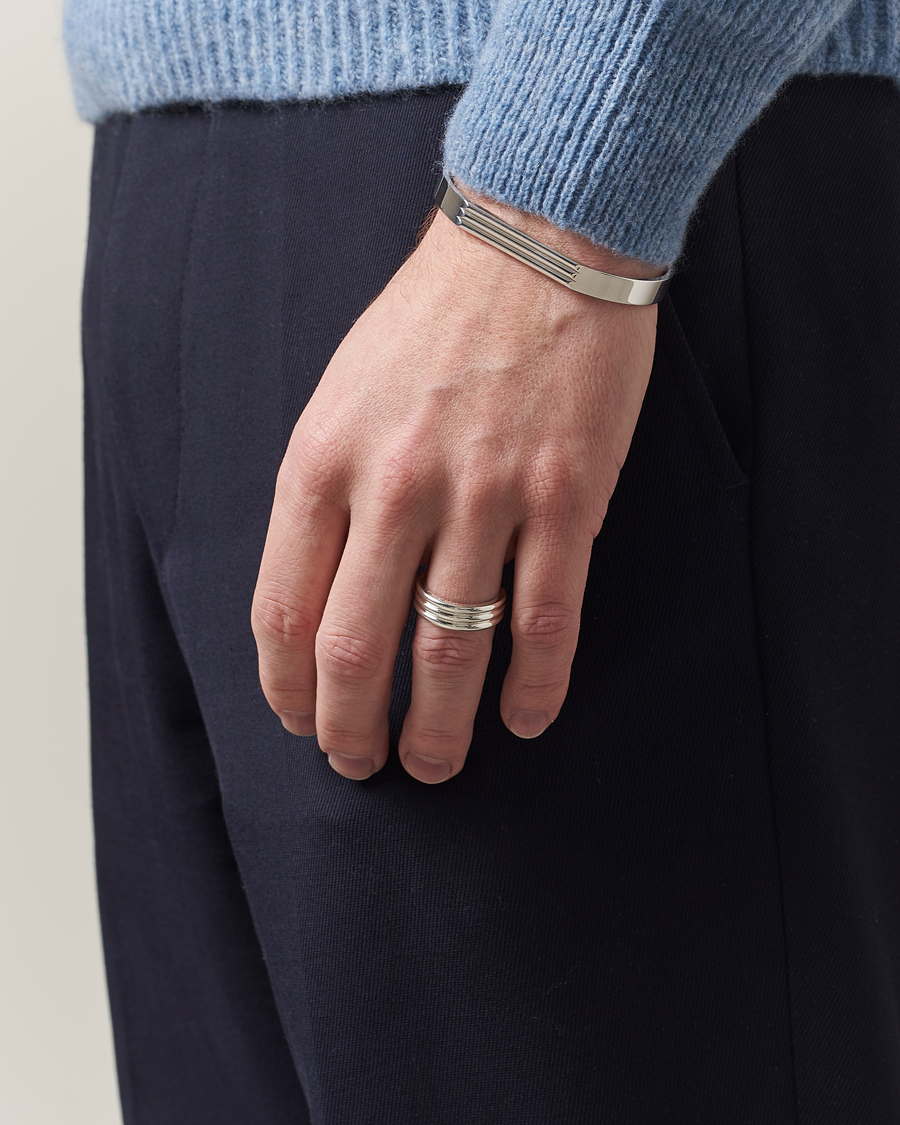 Men | LE GRAMME | LE GRAMME | Godron Ring Sterling Silver 9g