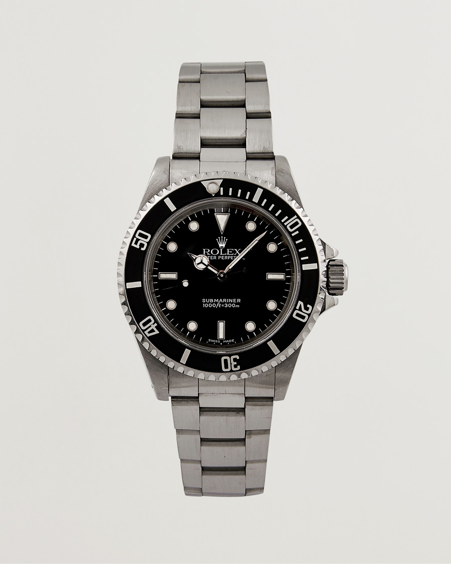 Heren | Rolex Pre-Owned Submariner 14060 Oyster Perpetual Steel Black | Rolex Pre-Owned | Submariner 14060 Oyster Perpetual Steel Black