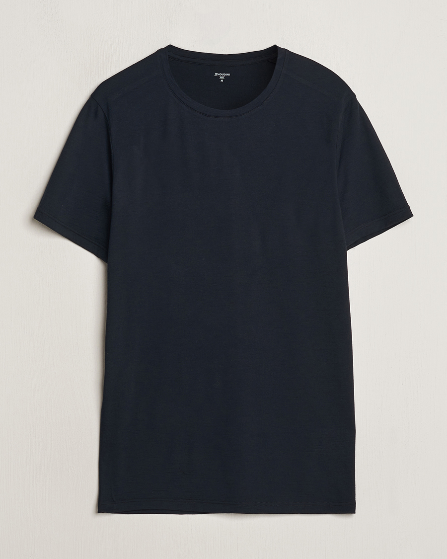 Heren | T-shirts | Houdini | Desoli Merino T-Shirt True Black