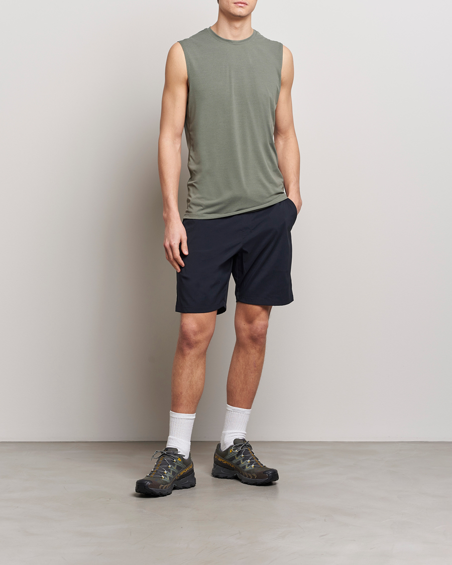 Heren | T-shirts | Houdini | Pace Air Tank Geyser Grey