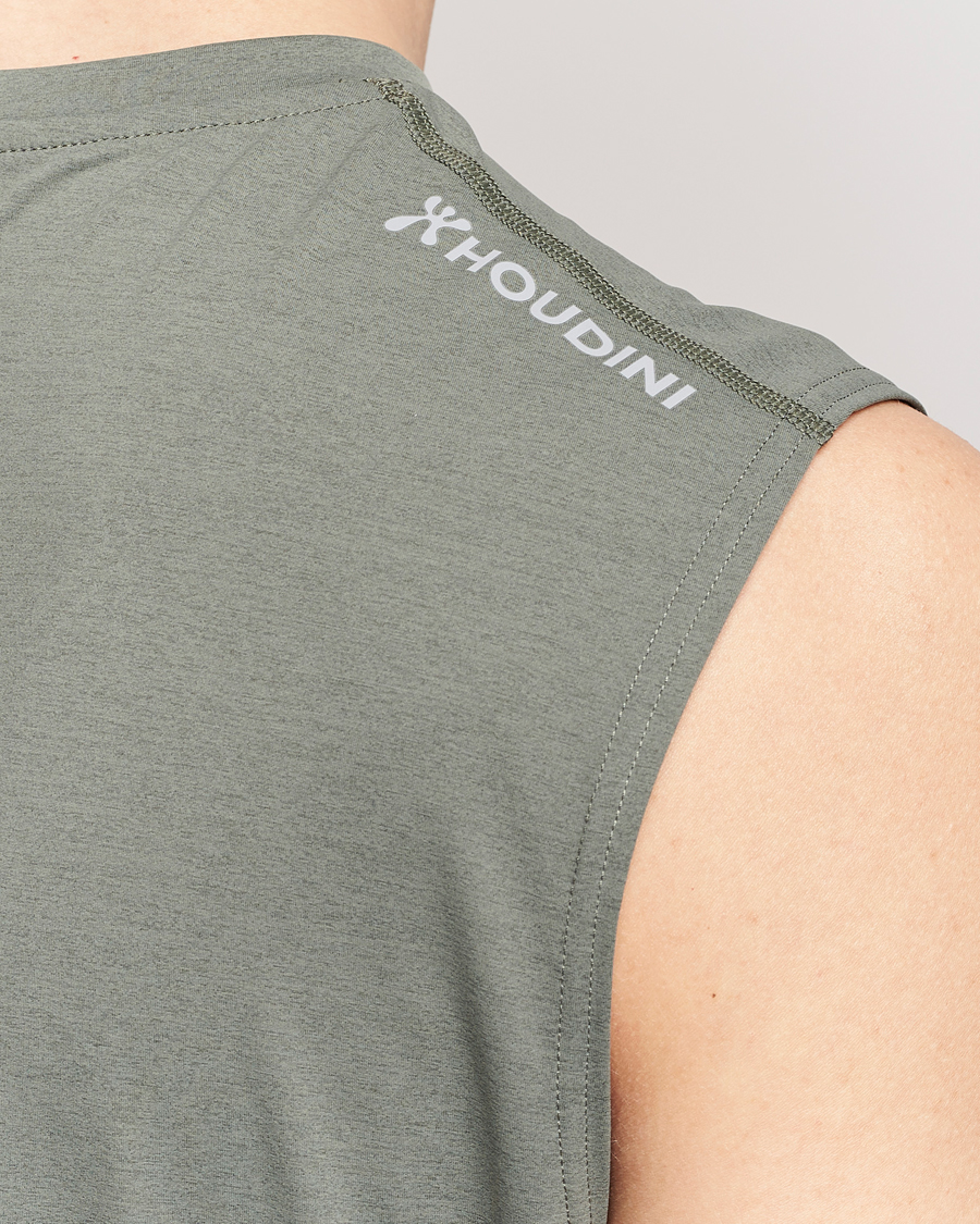 Heren | T-shirts | Houdini | Pace Air Tank Geyser Grey