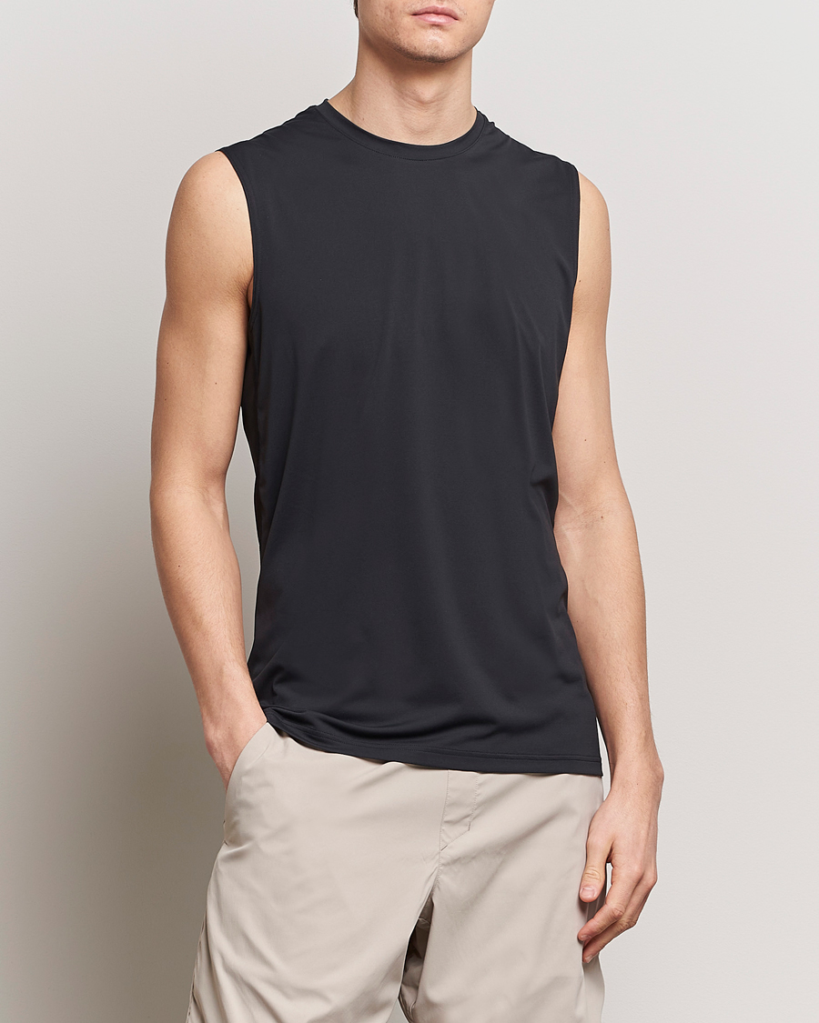 Heren | T-Shirts | Houdini | Pace Air Tank True Black