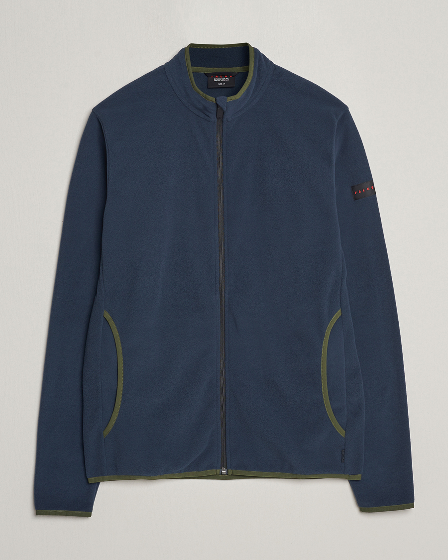 Heren | Truien | Falke Sport | Falke Fleece Jacket Space Blue