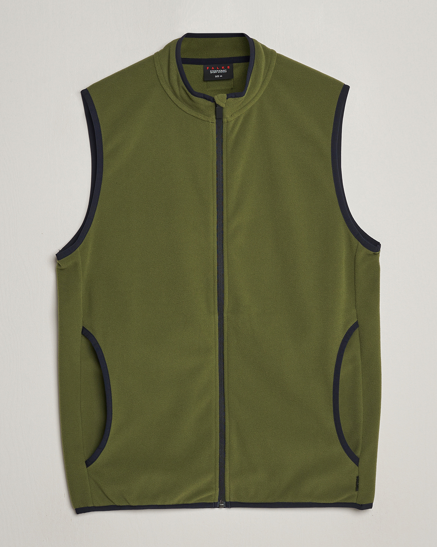Heren | Truien | Falke Sport | Falke Fleece Vest Herb