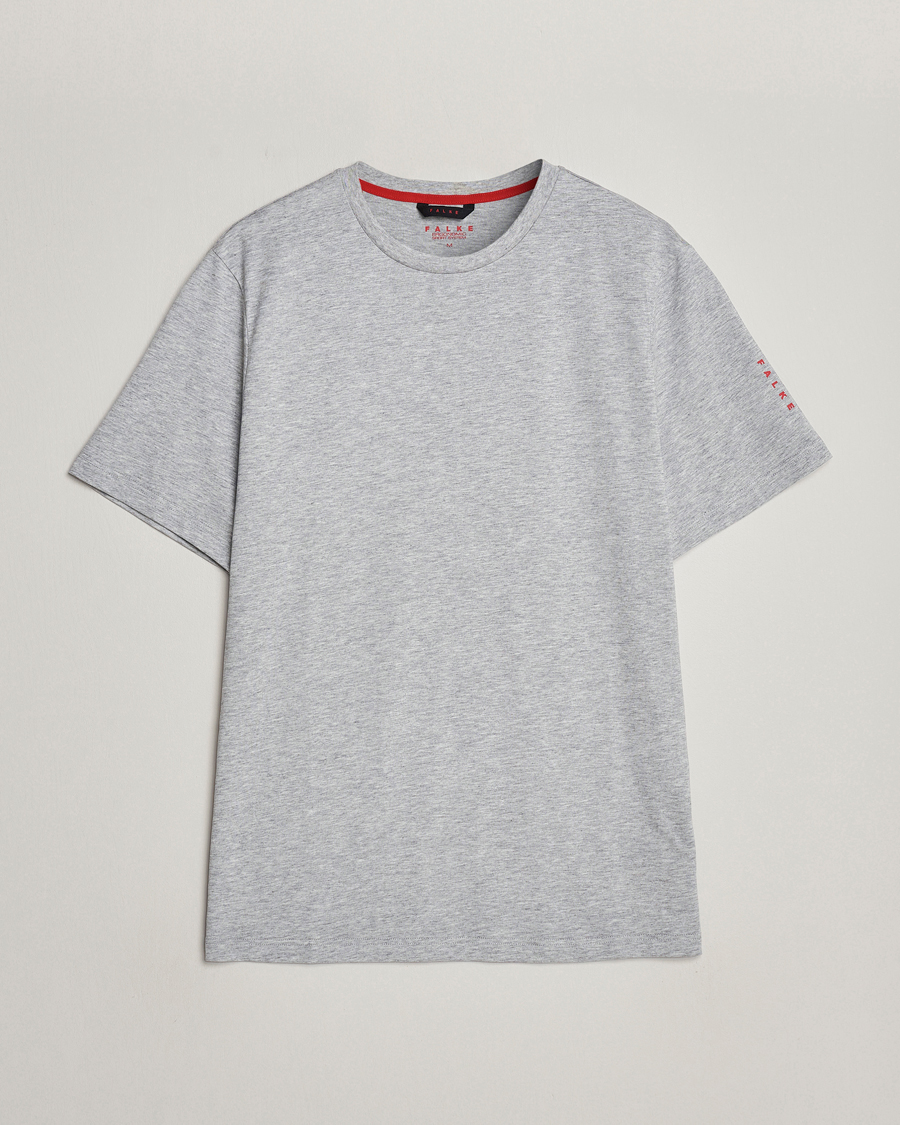 Heren | T-shirts | Falke Sport | Falke Core Running T-Shirt Grey Heather
