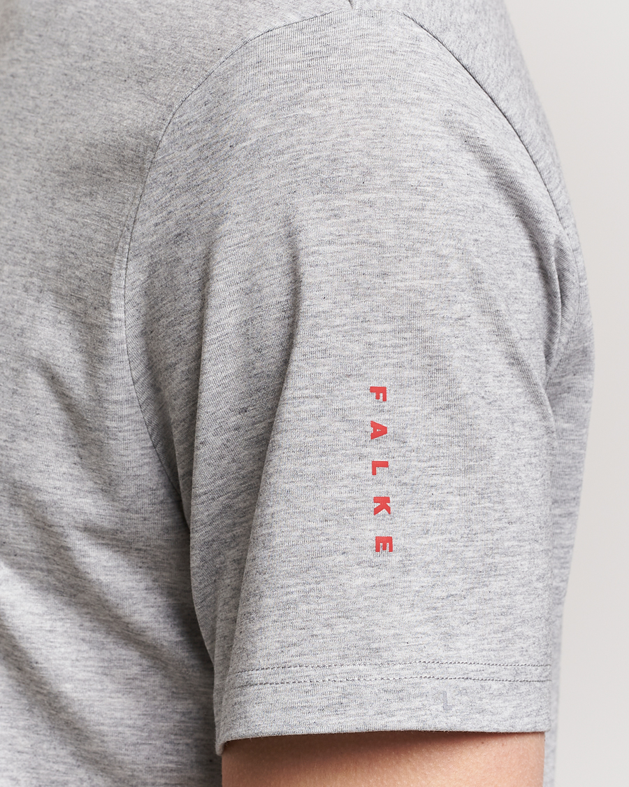 Heren | T-shirts | Falke Sport | Falke Core Running T-Shirt Grey Heather
